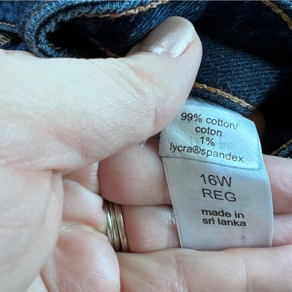 EUC Maurices Cheeky Taper Ankle High Rise Original Fit size 16W - Picture 9 of 12